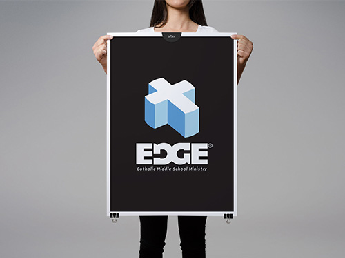 Branding System, Marketing Website, Stationery Set, Edge, Catholic Middle School Ministry