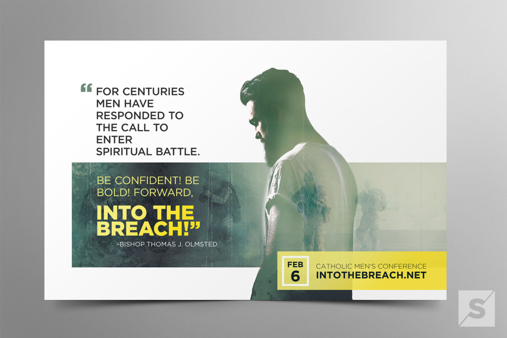 Smith House Design Marketing Branding, 2016 Catholic Men's Conference Design